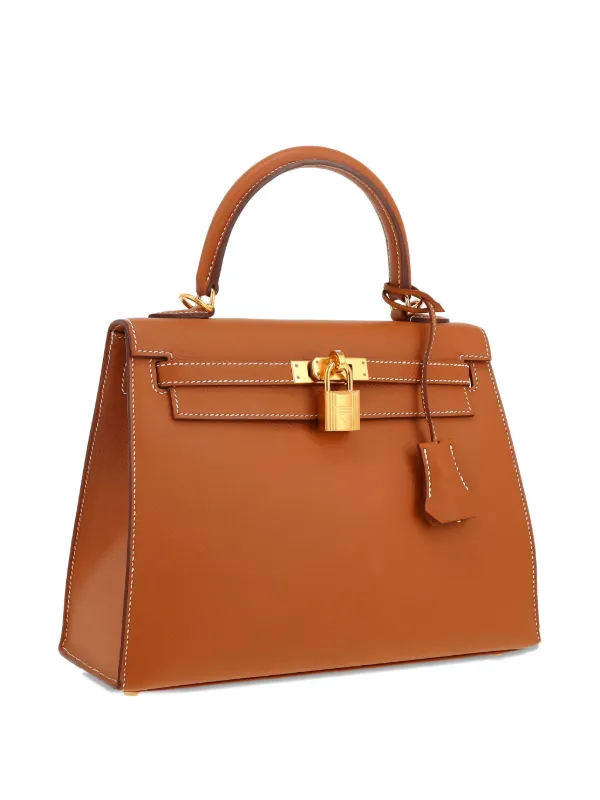 Hermès Pre-Owned ケリー 25 ハンドバッグ | ブラウン | FARFETCH JP