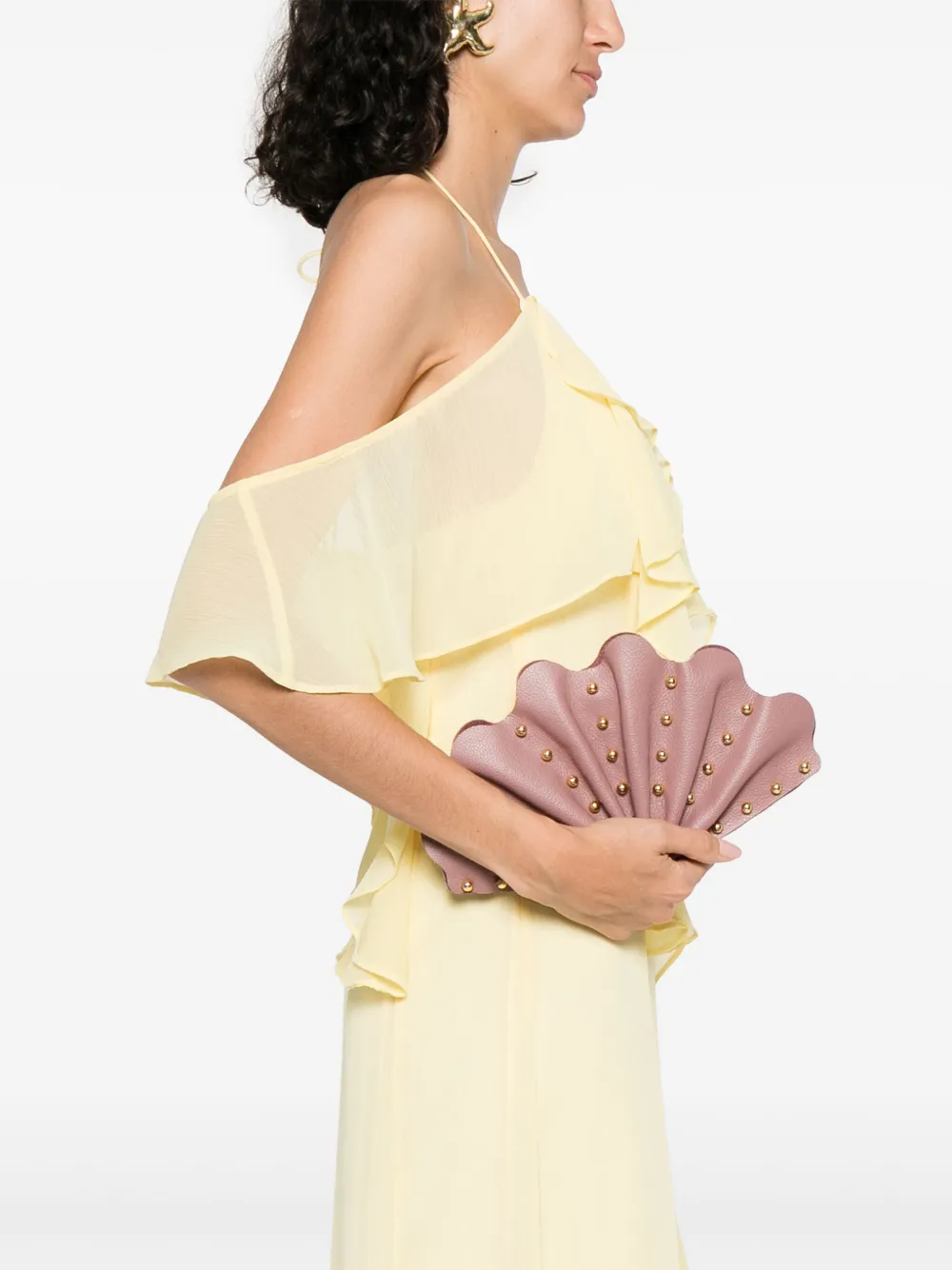 Vanina Coquillage des Sables clutch - Paars
