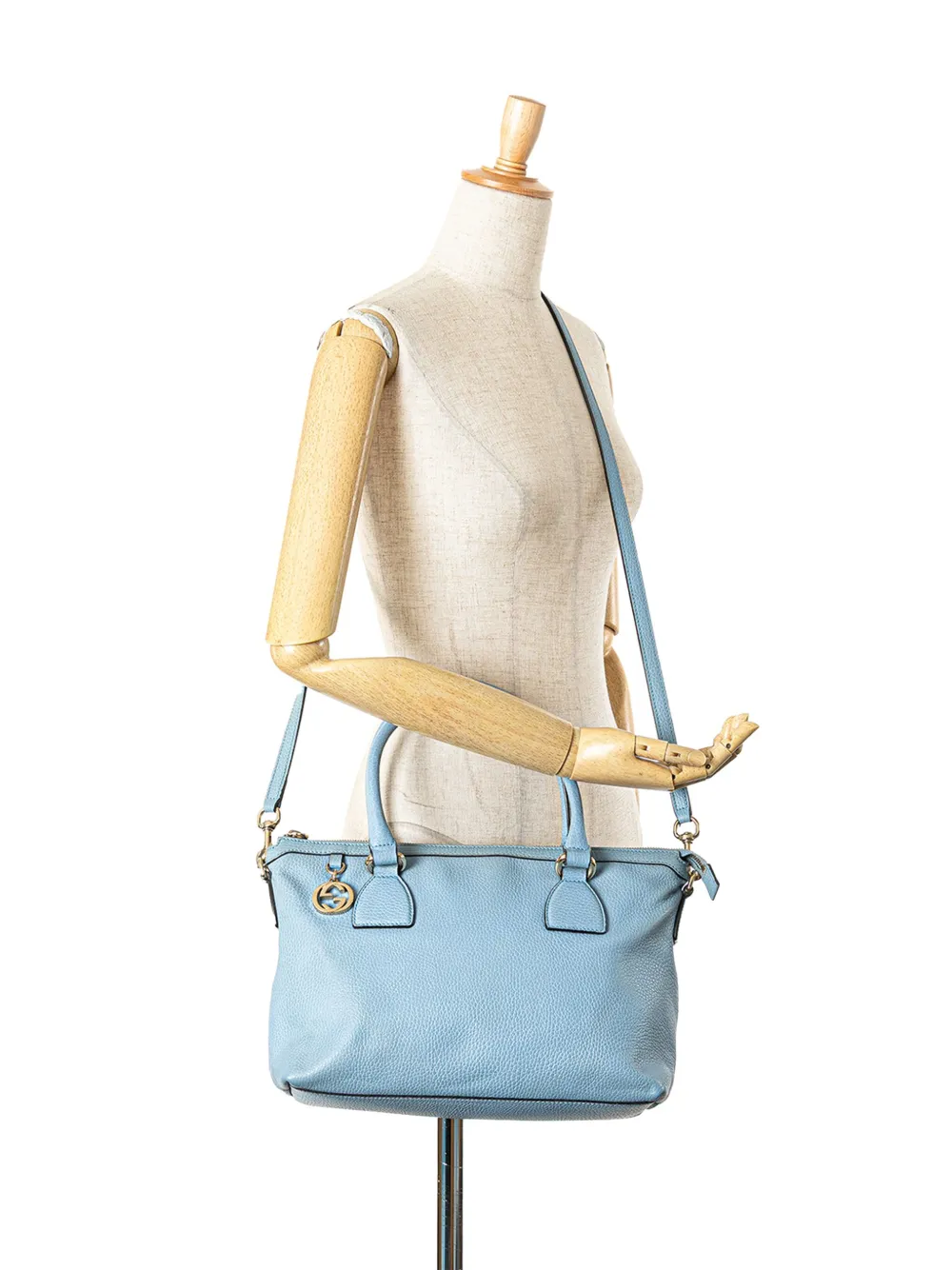 Gucci Pre-Owned 2000-2015 Leather Interlocking G Charmy satchel | Pre-Owned | Image 2