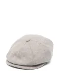 Tagliatore herringbone baker boy hat - Grey