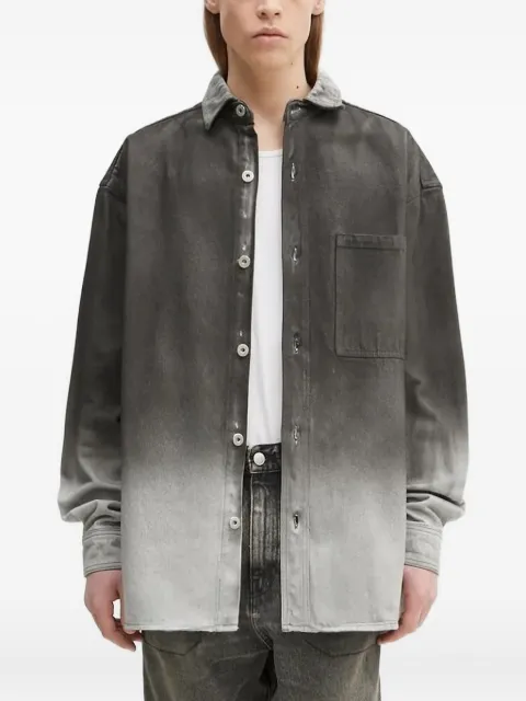 COUNTY OF MILAN ombre-effect shirt