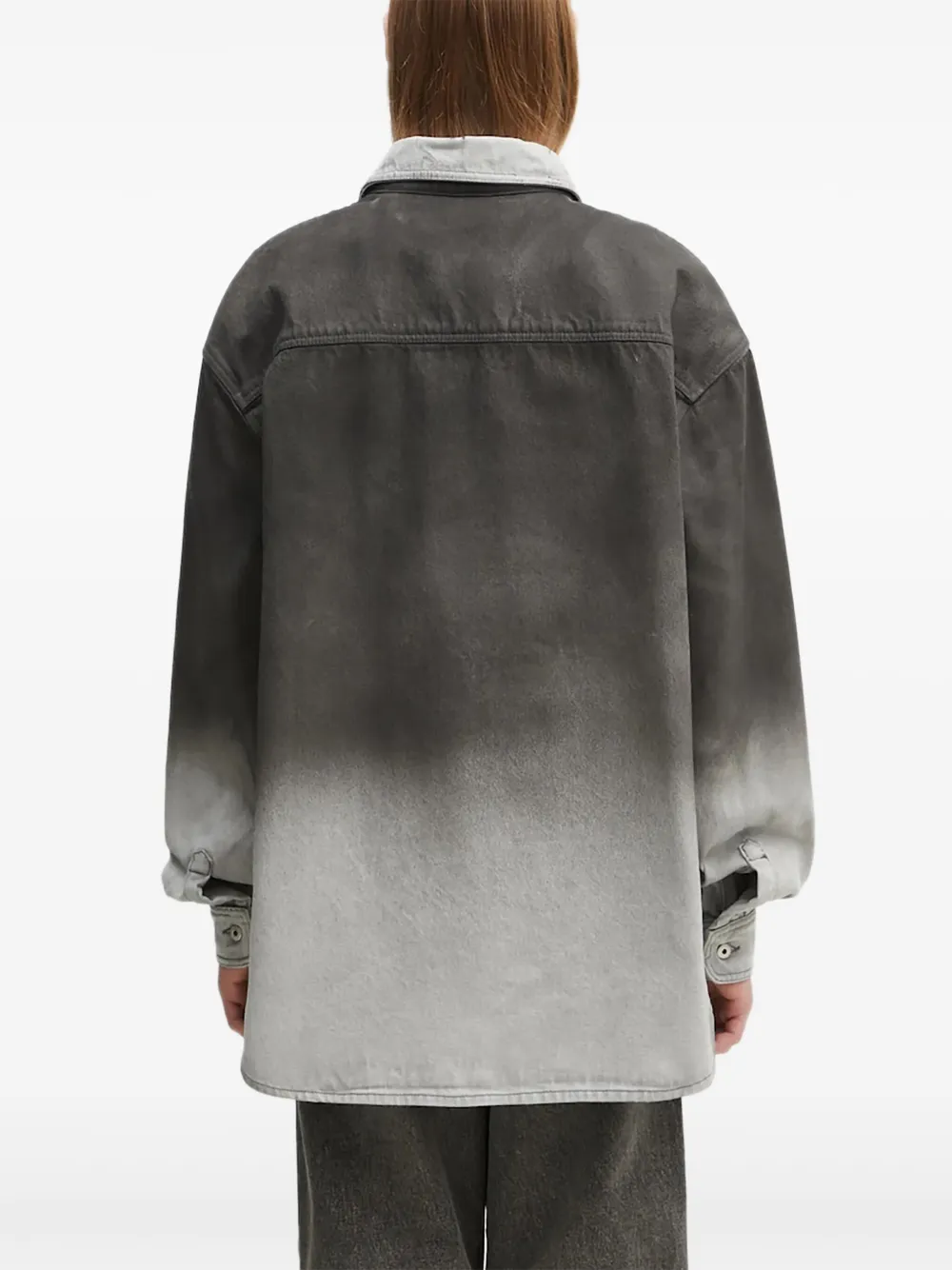 Marcelo Burlon County of Milan ombre-effect shirt Grijs