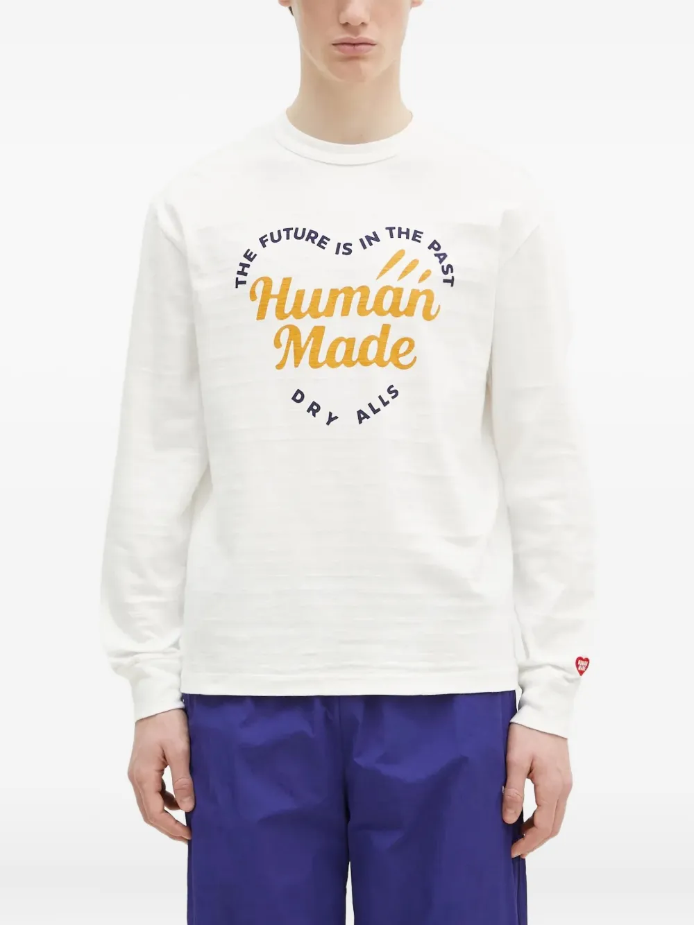 logo-print long-sleeve T-shirt