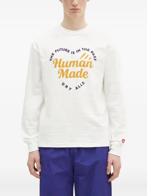 Human Made logo-print long-sleeve T-shirt