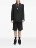 Lacoste patch-pocket single-breasted blazer - Black