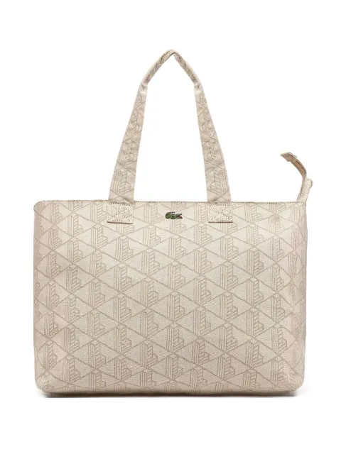 Lacoste Summer Pack geometric-pattern tote bag