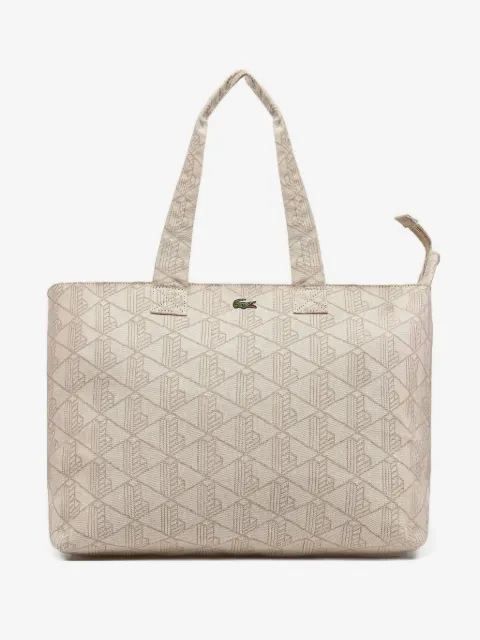 Lacoste Summer Pack geometric-pattern tote bag