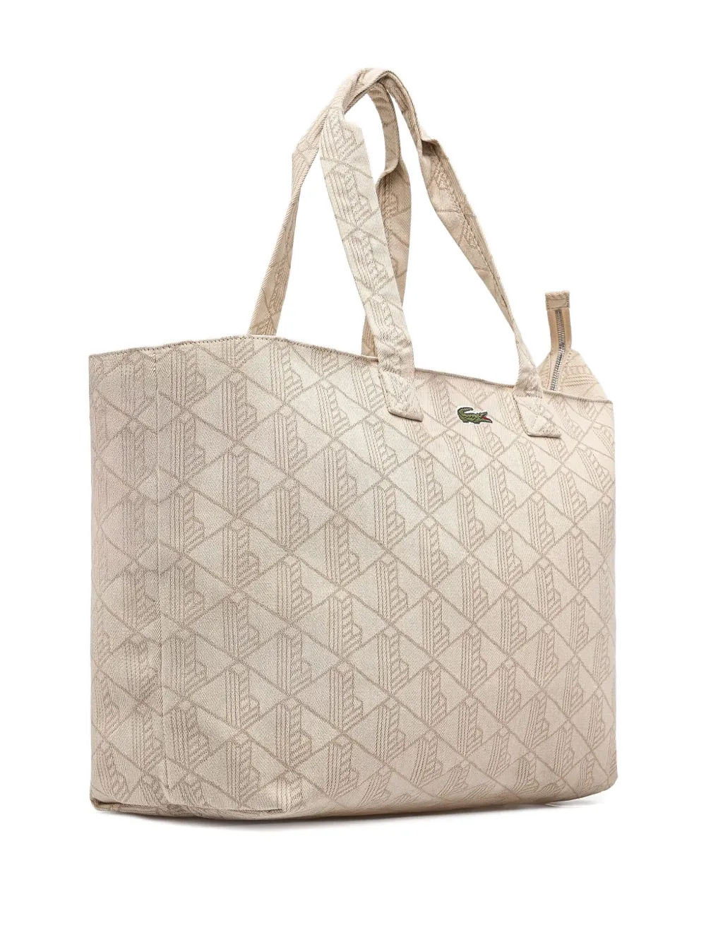 Lacoste Summer Pack shopper met geometrisch patroon - Beige