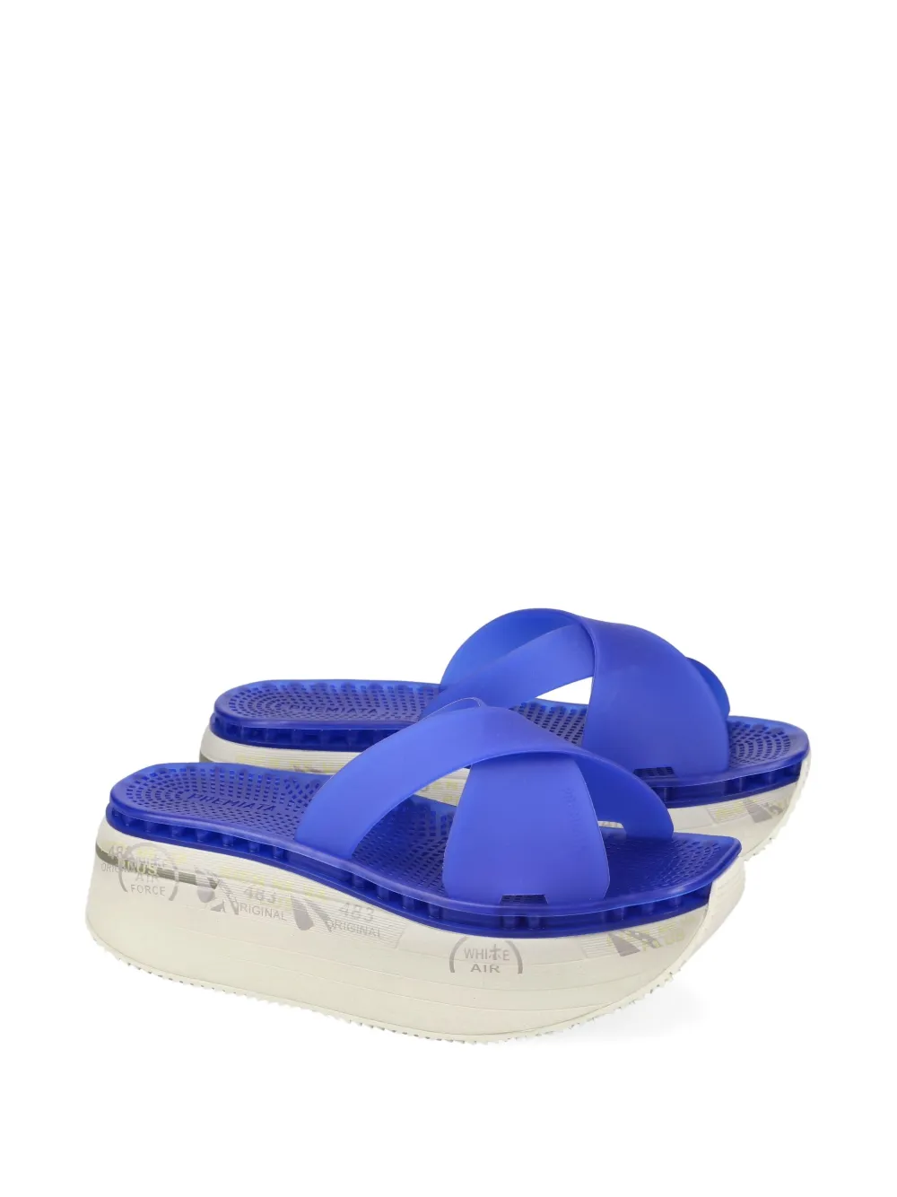 Premiata Moura slides Blue