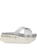 Premiata Moura slides - Silver
