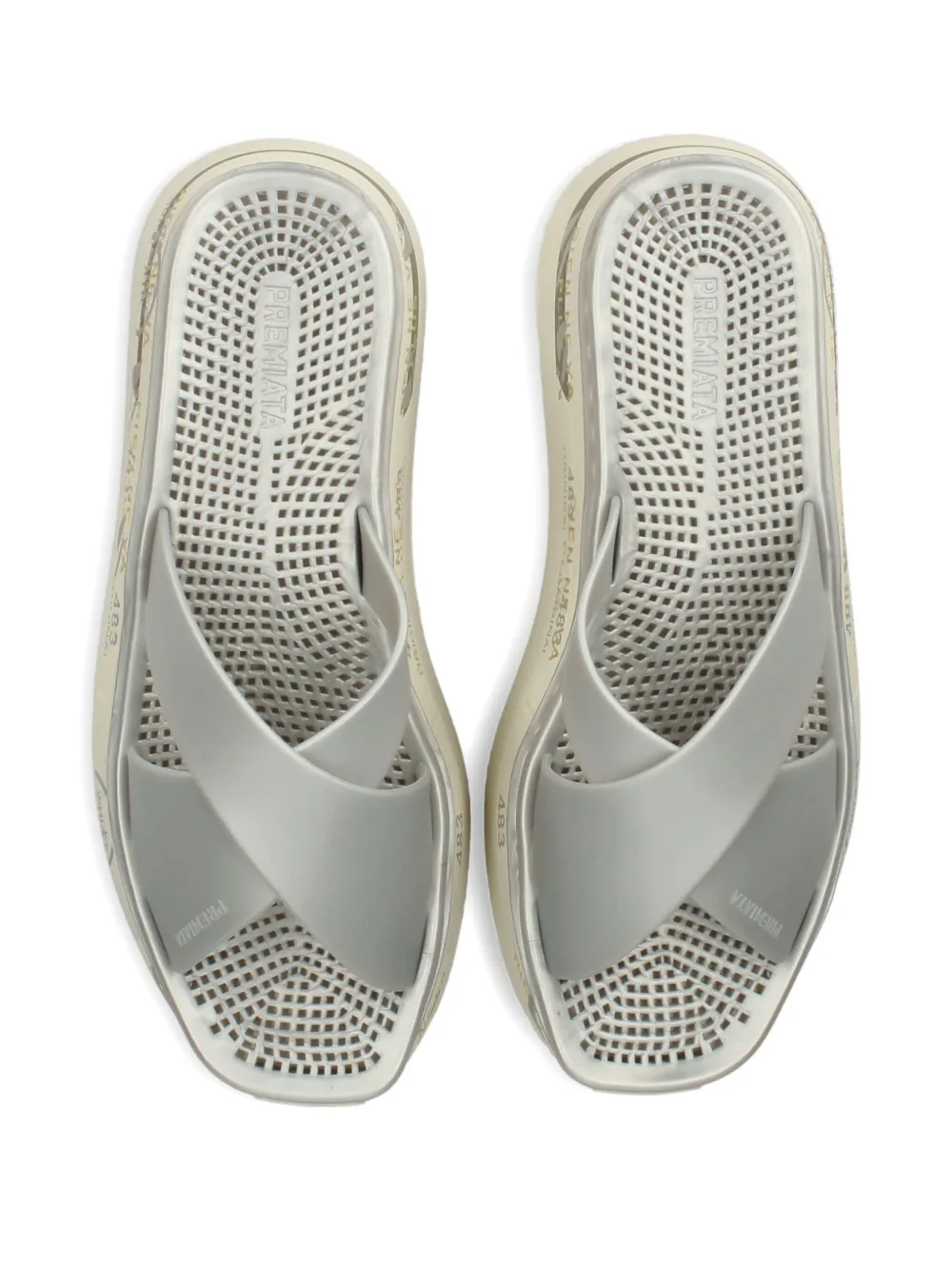 Premiata Moura slides Zilver