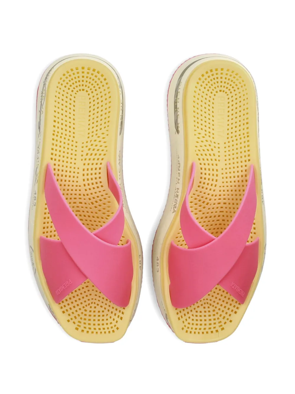 Premiata Moura slides Roze