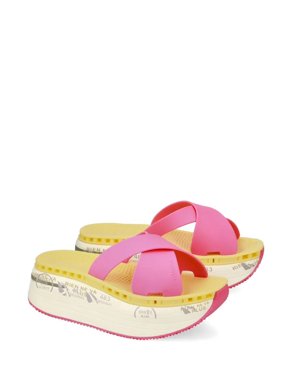 Premiata Moura slides Roze