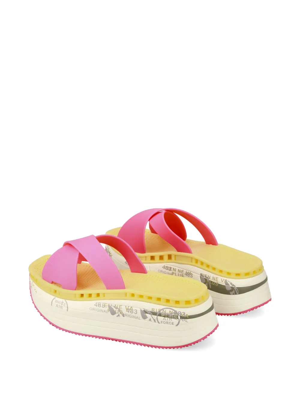 Premiata Moura slides Roze
