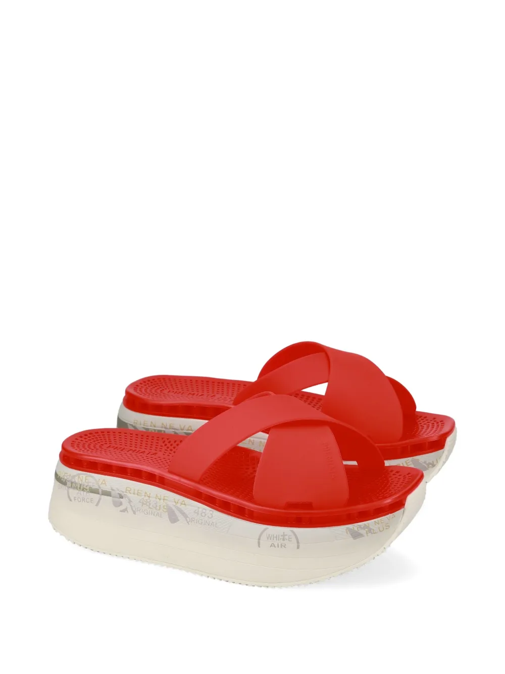 Premiata Moura slides Red
