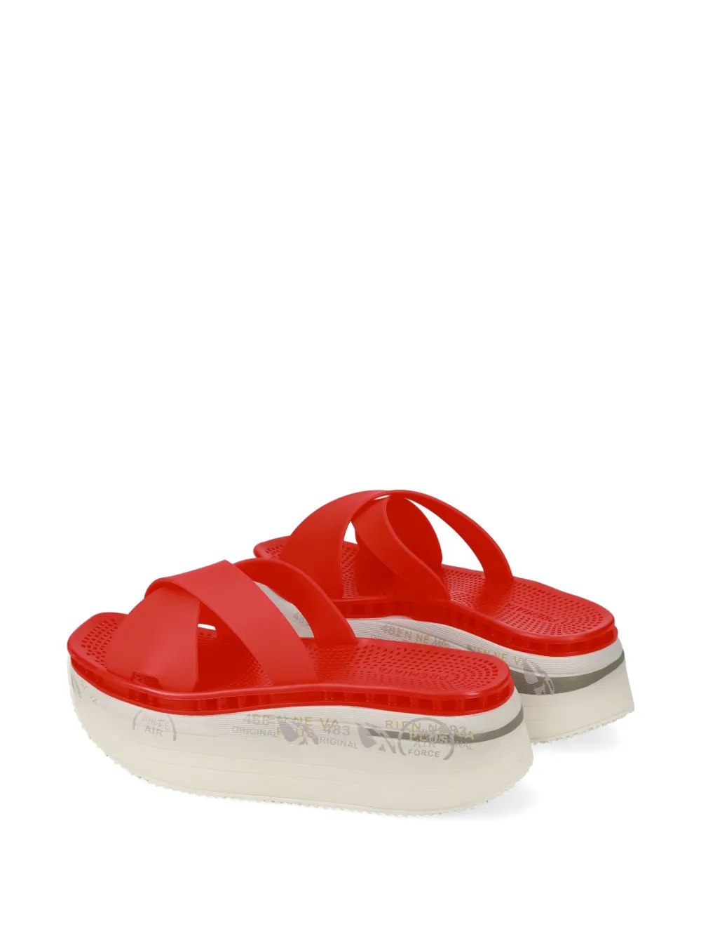 Premiata Moura slides Red