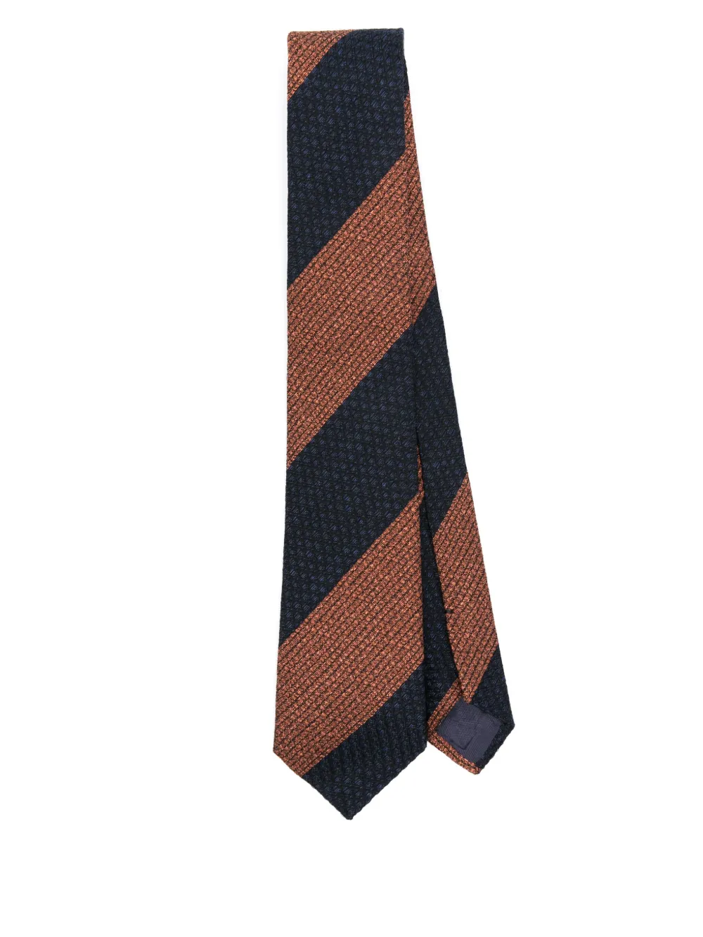 Tagliatore Gestreepte stropdas Blauw