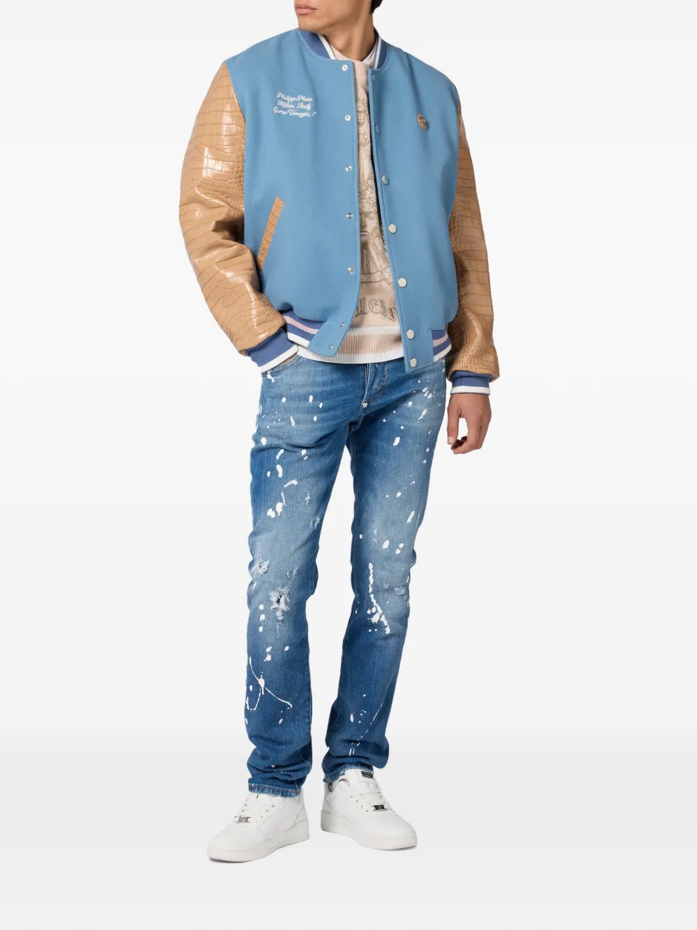 Philipp Plein five-pocket jeans - Blauw