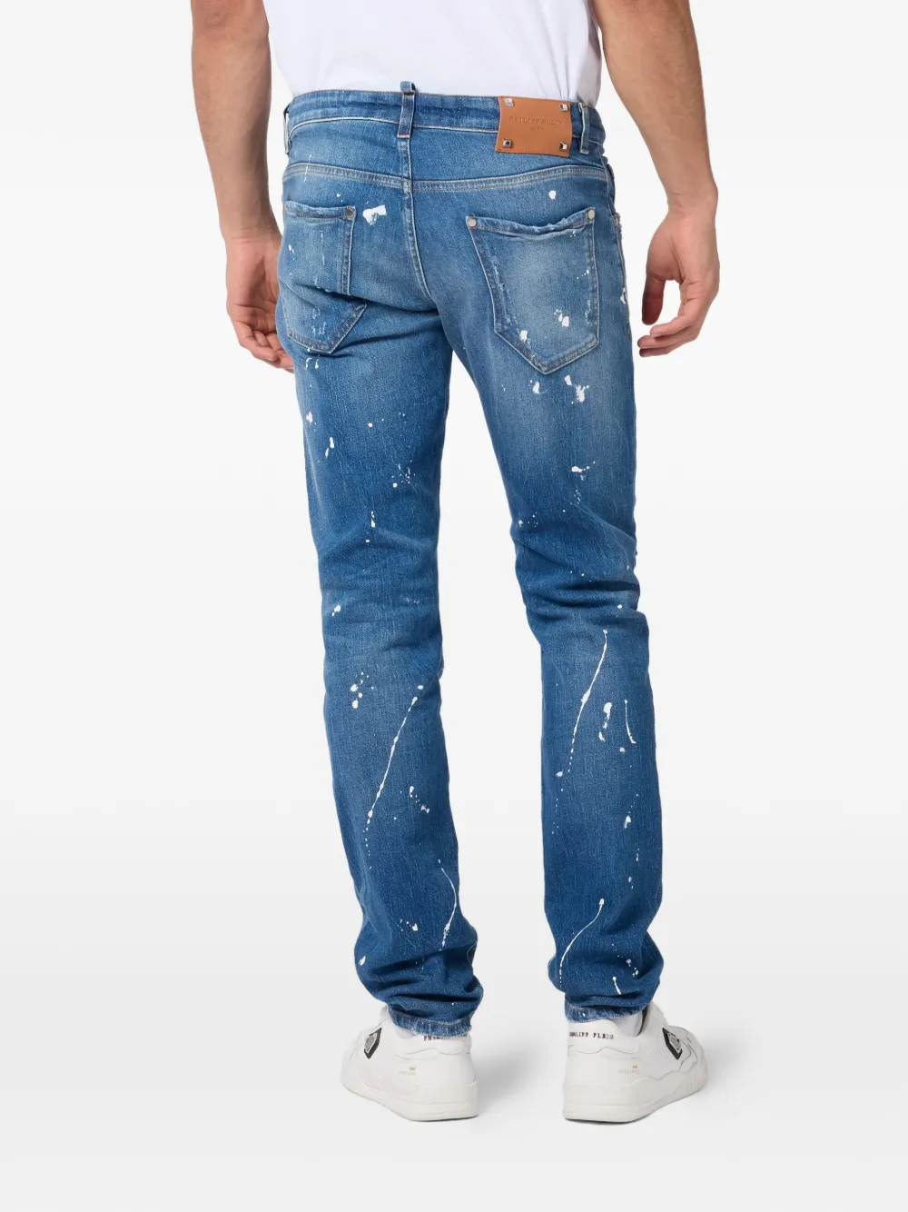 Philipp Plein Jeans met vijf zakken Blauw