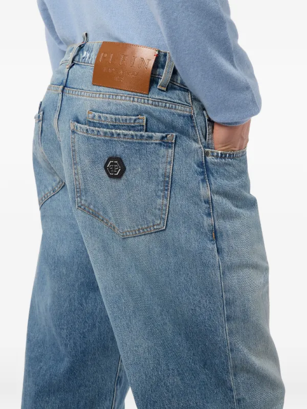 Philipp Plein ダメージ ジーンズ | ブルー | FARFETCH JP
