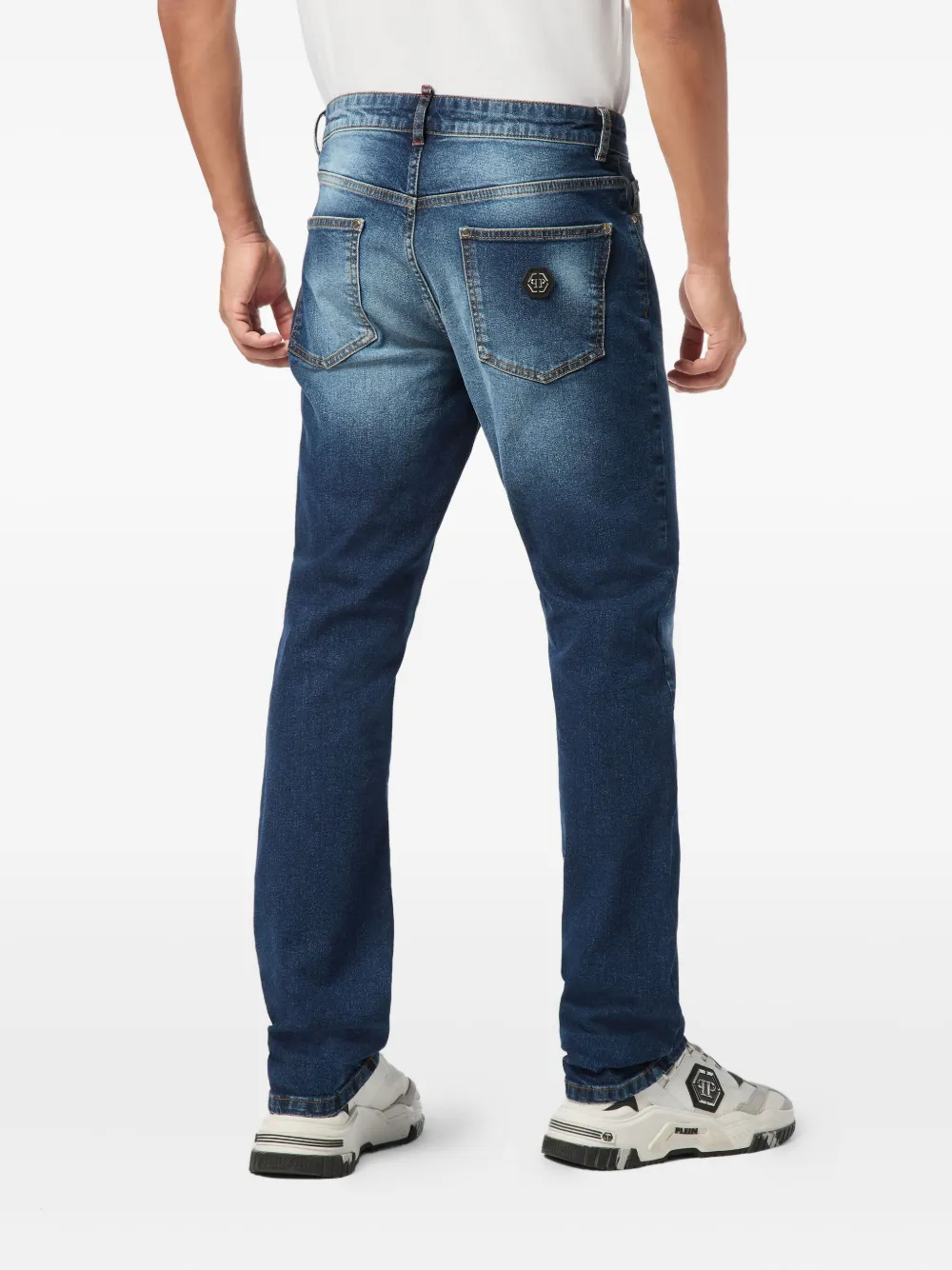 Philipp Plein Supreme Fit Jeans In Blue