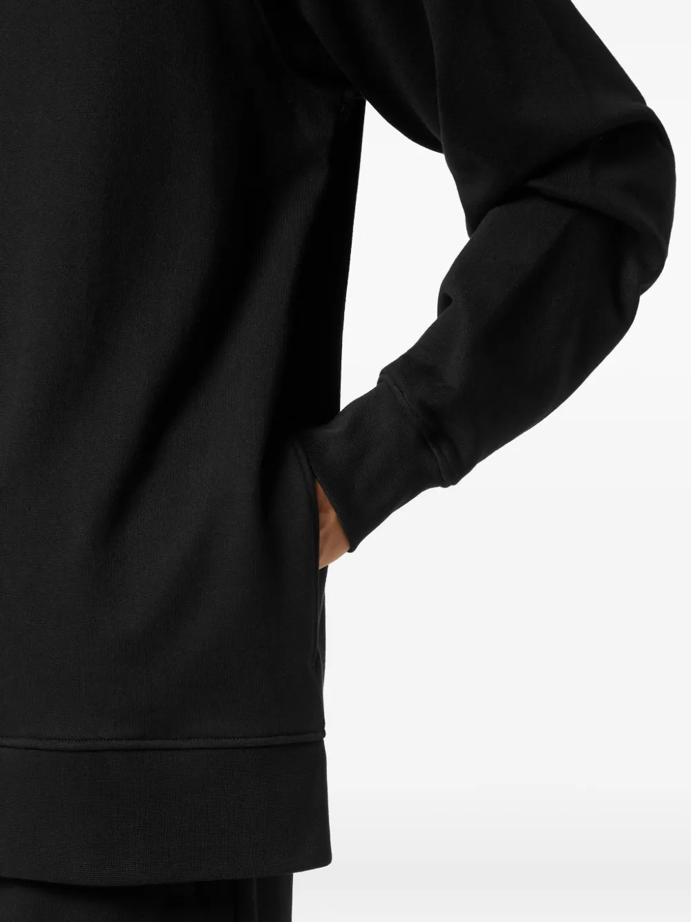 Philipp Plein Hoodie met rits en grafische print Zwart