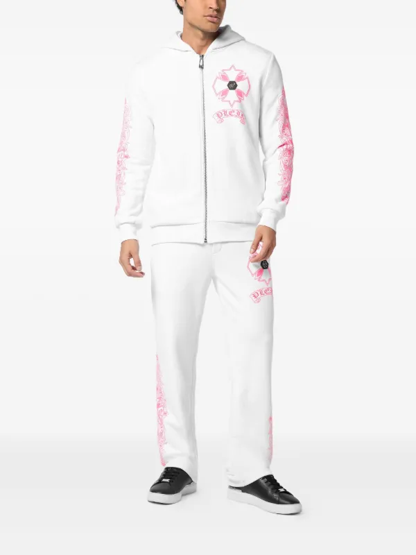 Philipp Plein ジップアップ パーカー | ホワイト | FARFETCH JP