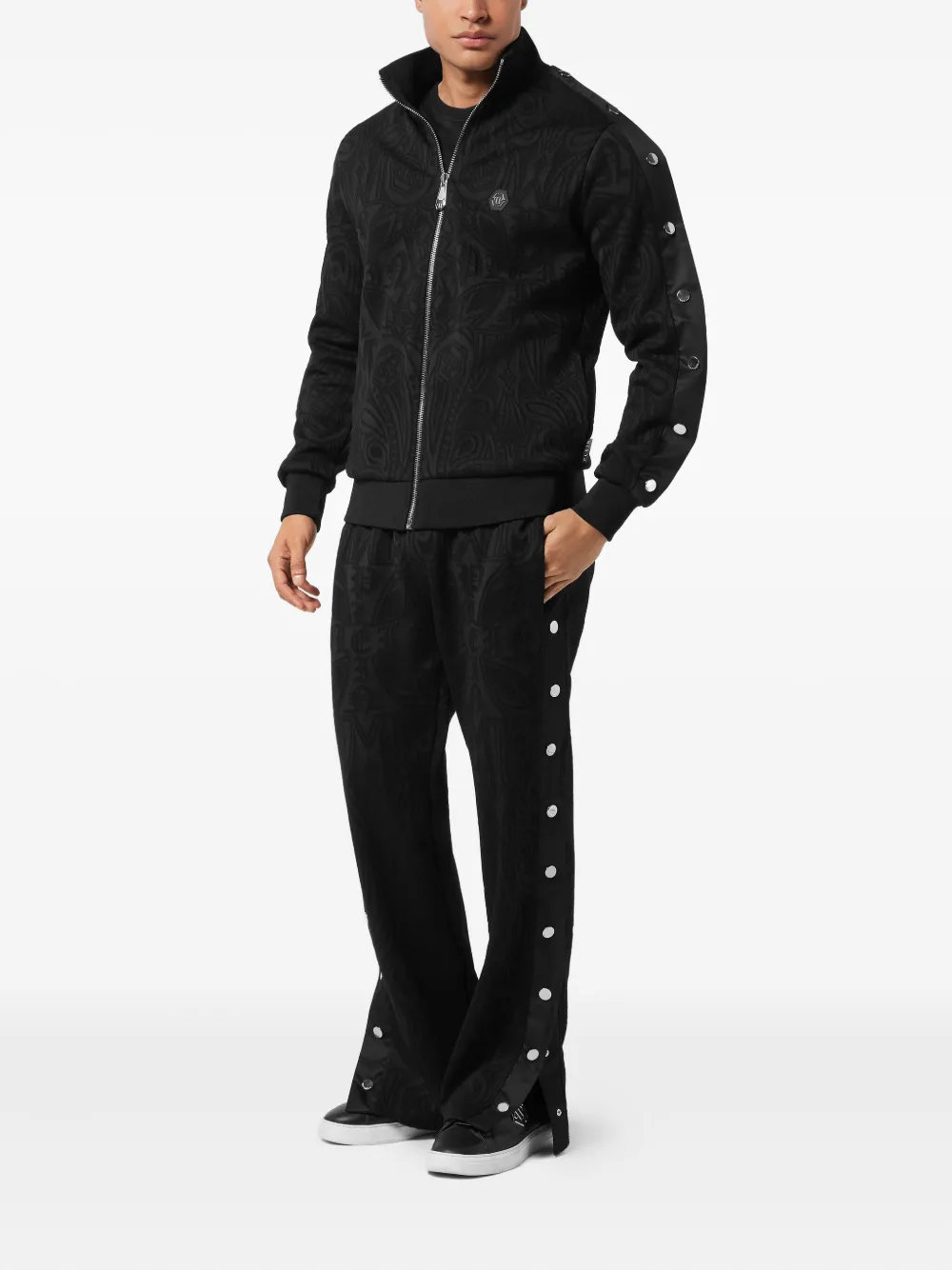 Philipp Plein Chrome Crest track jacket | Sport Jackets & Windbreakers | Image 2