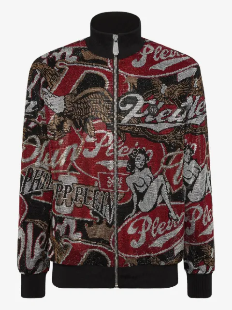 Philipp Plein tracksuit jacket Plein Beers stones