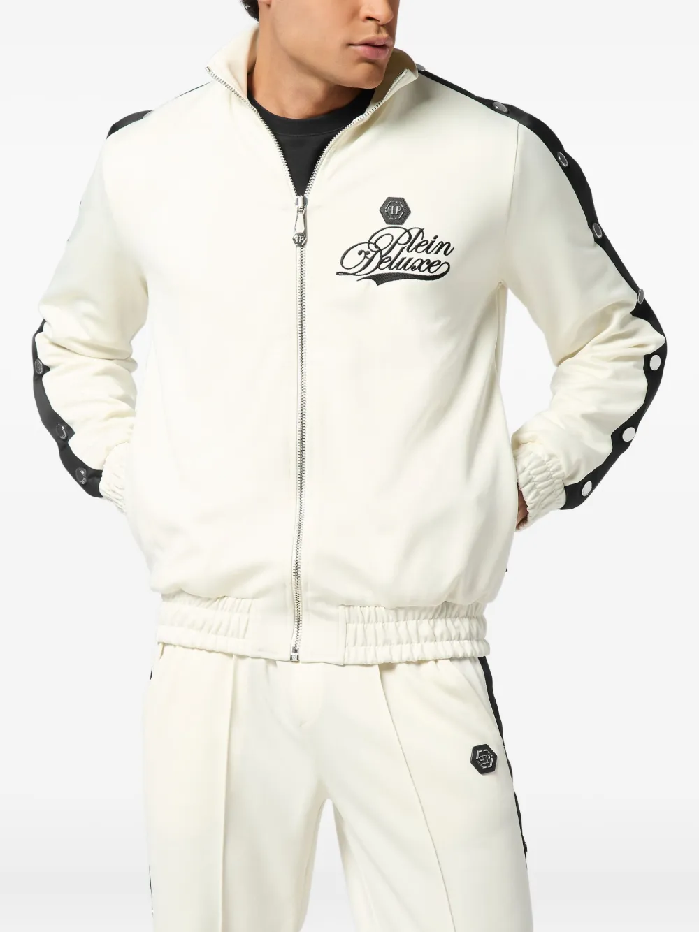 Philipp Plein Trainingsjack met kenmerkend detail Wit