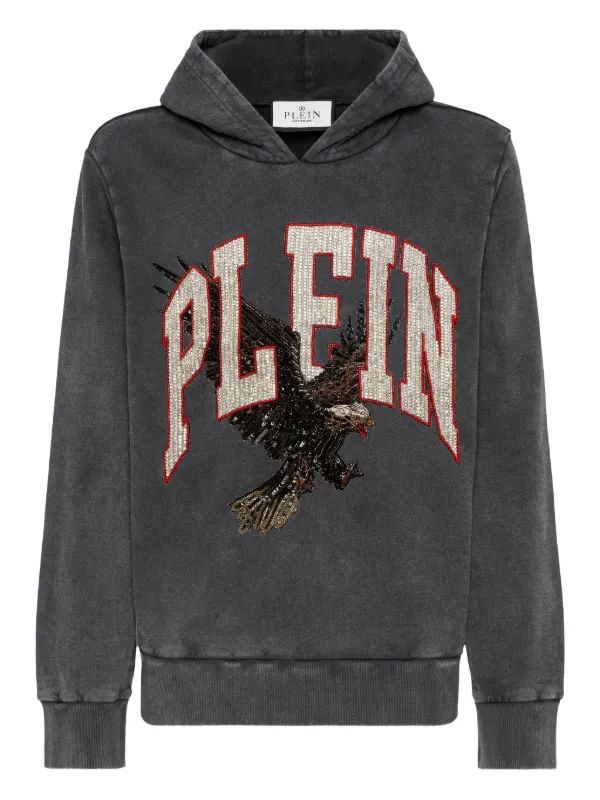 Philipp Plein デコラティブ パーカー | ブラック | FARFETCH JP