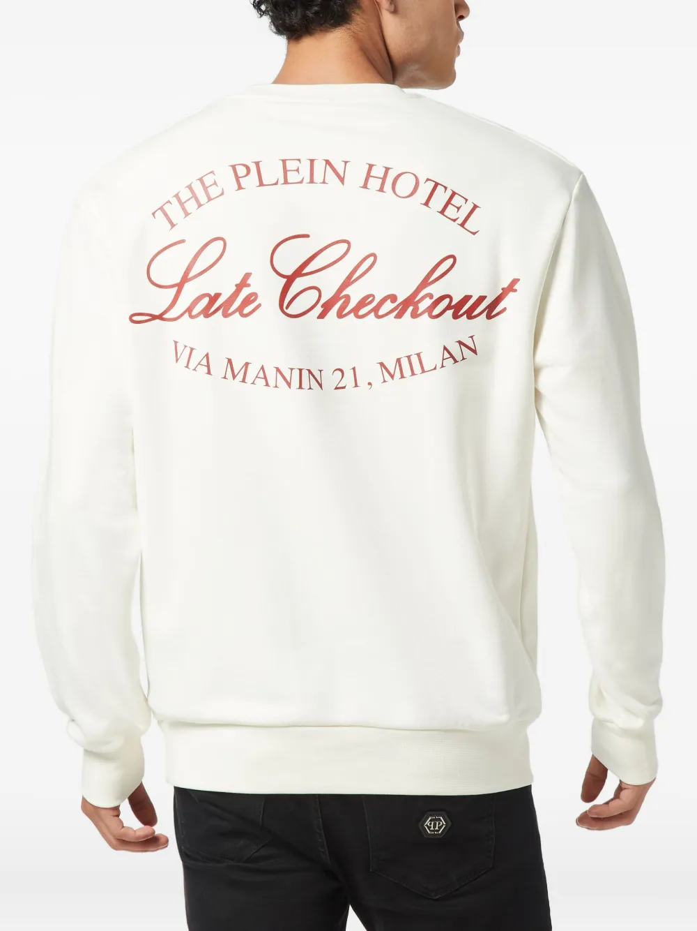 Philipp Plein Sweater met wapenschild Wit