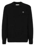 Philipp Plein hexagon-monogram pullover jumper - Black