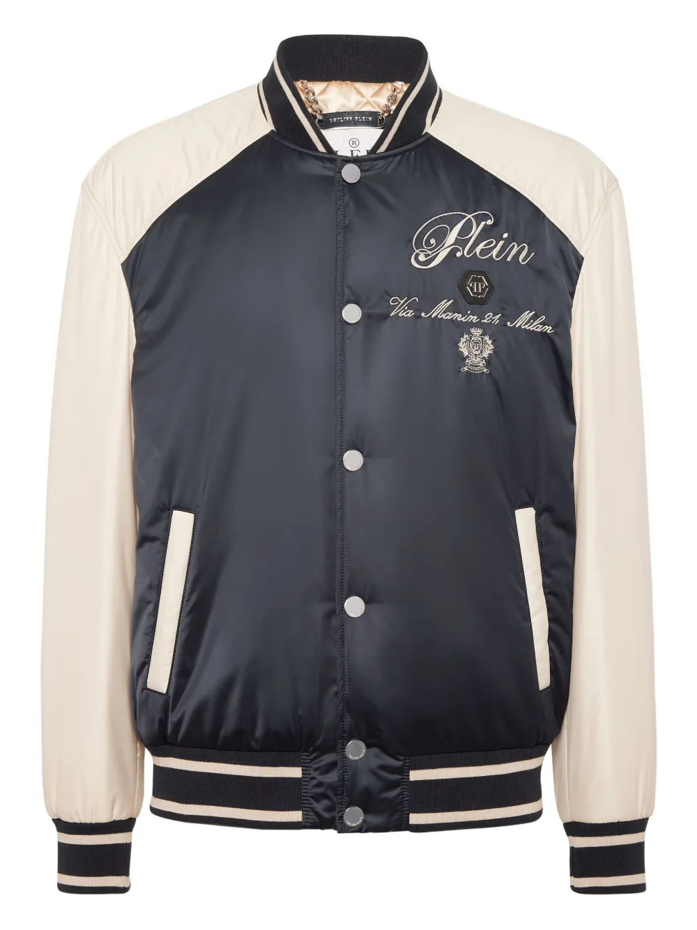 Philipp Plein embroidered bomber jacket | Blue | Image 1