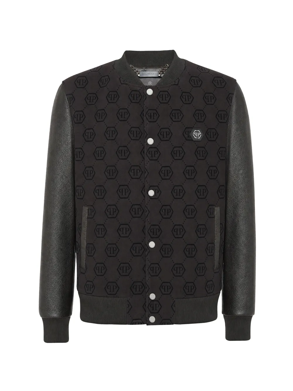Philipp Plein Varsity bomber Monogram - Nero