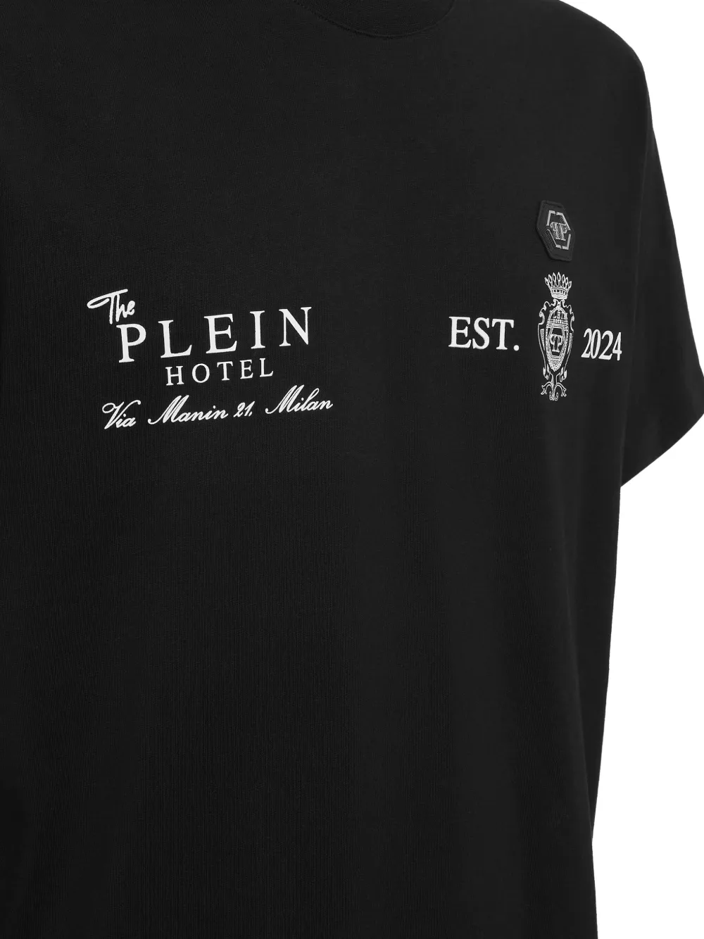 Philipp Plein T-shirt met print Zwart