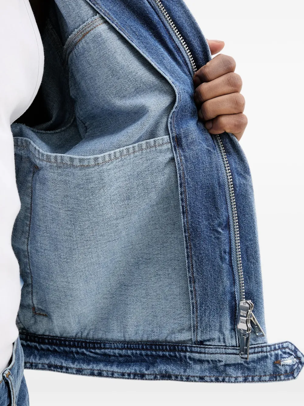 Filling Pieces Denim jack Blauw