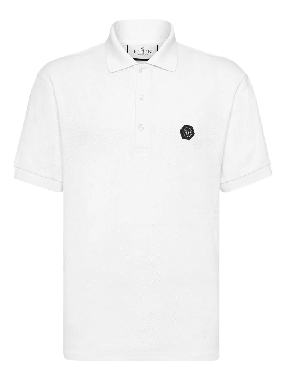 Philipp Plein polo à patch logo | blanc | Image 1