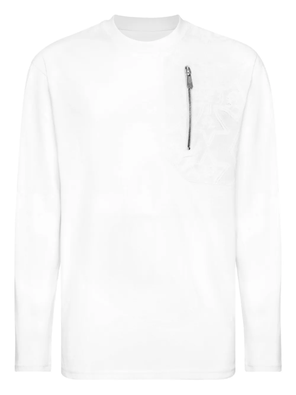 Philipp Plein playera con distintivo en jacquard | blanco | Image 1