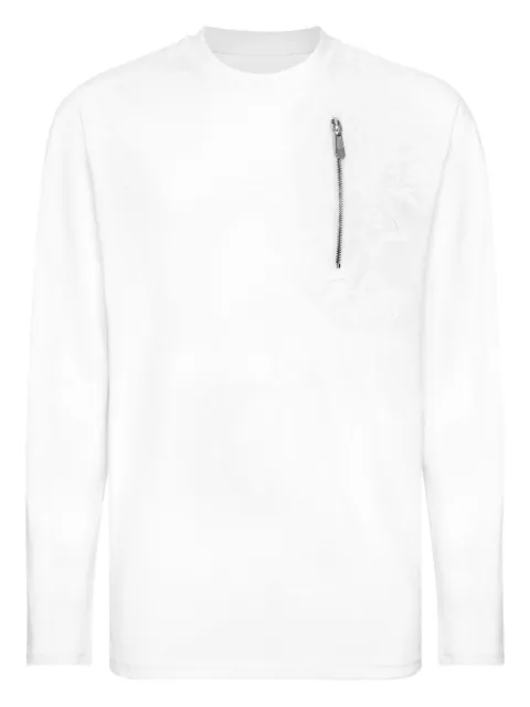 Philipp Plein jacquard-crest pocket T-shirt