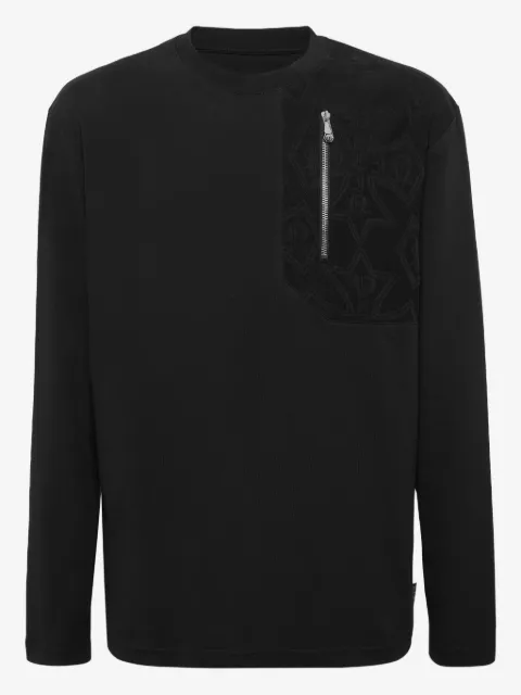 Philipp Plein zip-pocket long-sleeve T-shirt