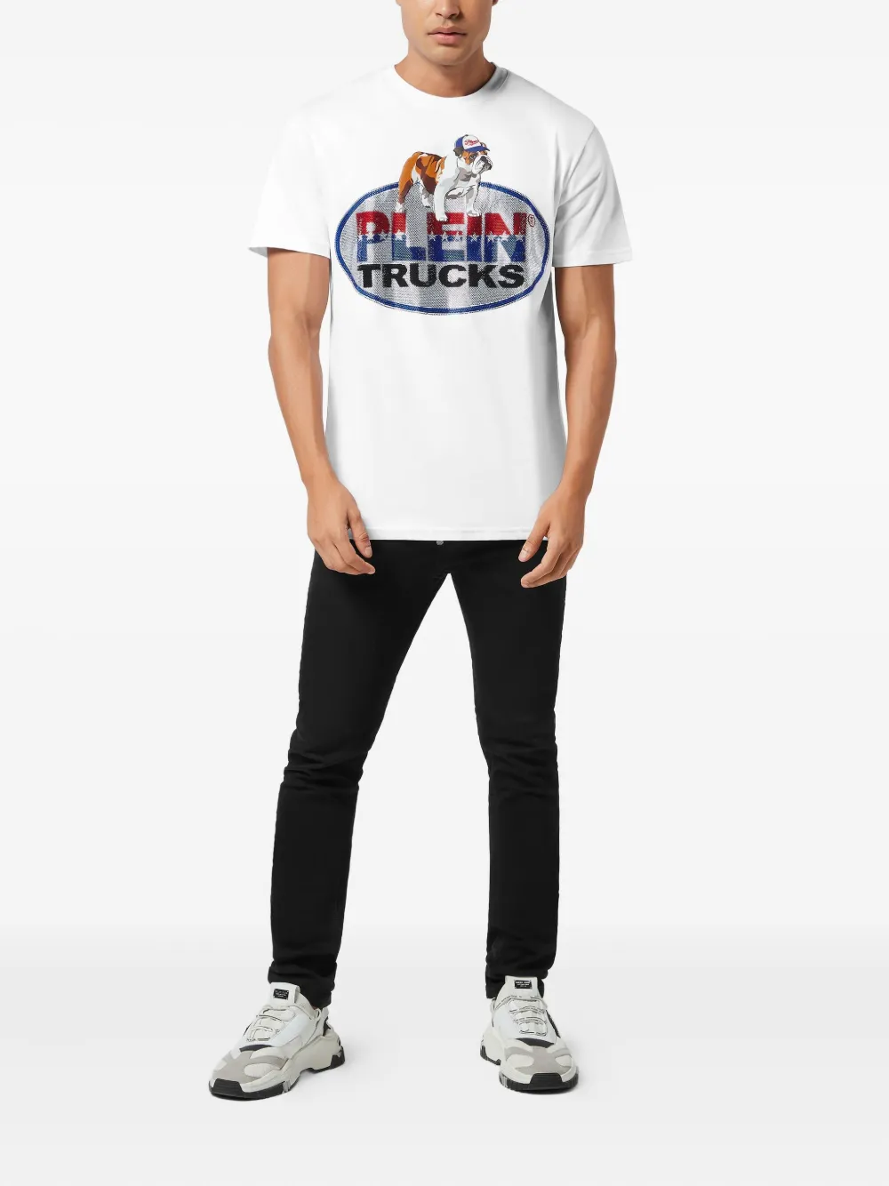 Philipp Plein T-shirt met grafische print - Wit