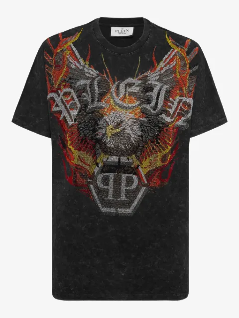 Philipp Plein T-Shirt mit Adler-Print