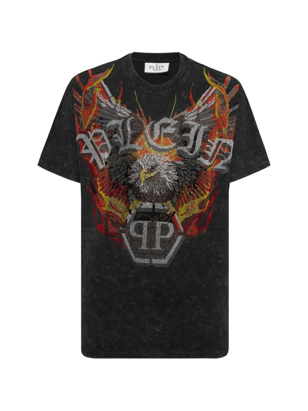 Philipp Plein T-shirt met print Zwart
