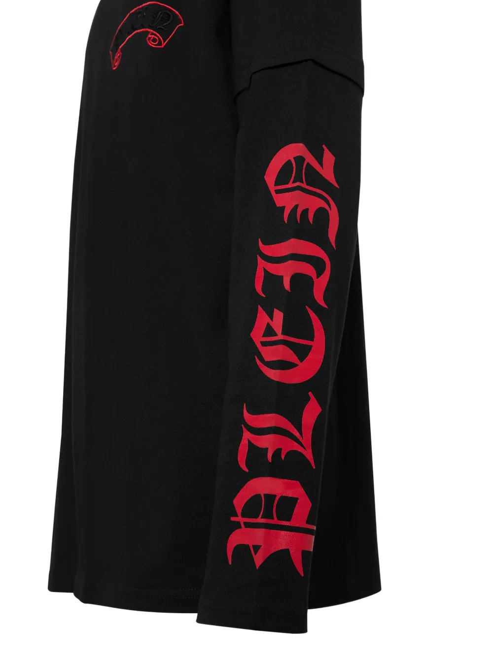 Philipp Plein T-shirt met geborduurd logo Zwart