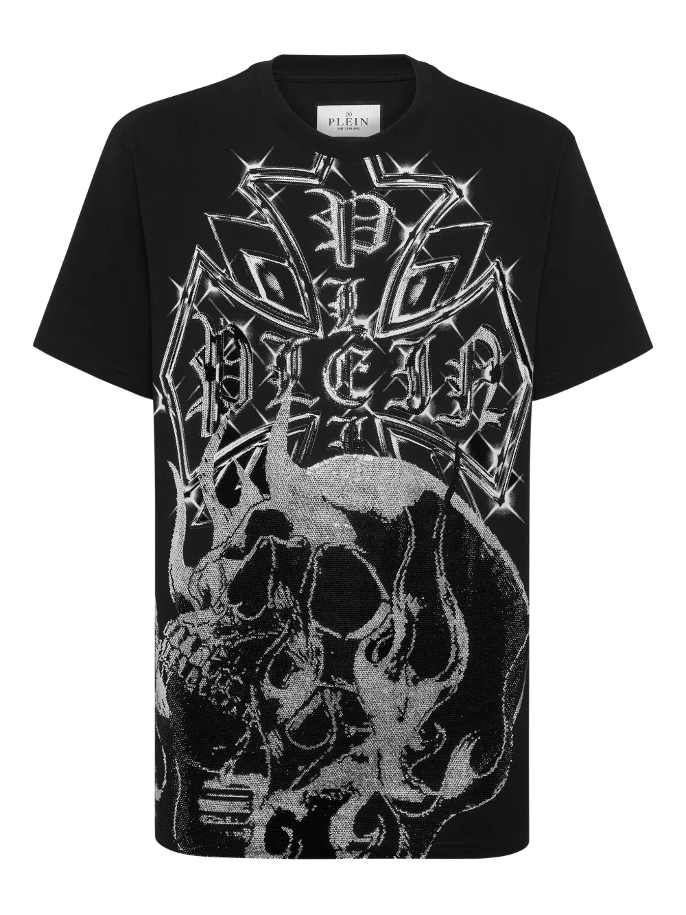 Philipp Plein T-shirt con stampa teschio - Nero