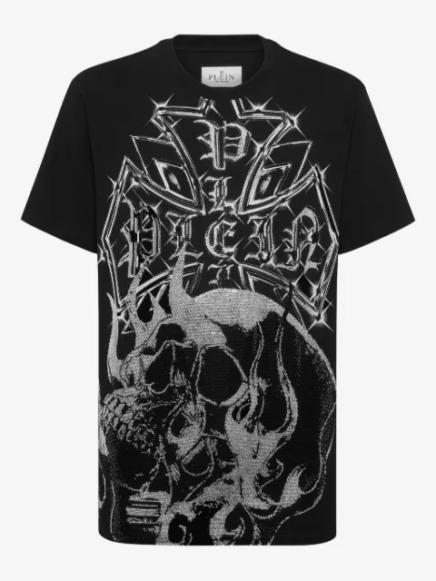 Philipp Plein graphic-skull T-shirt