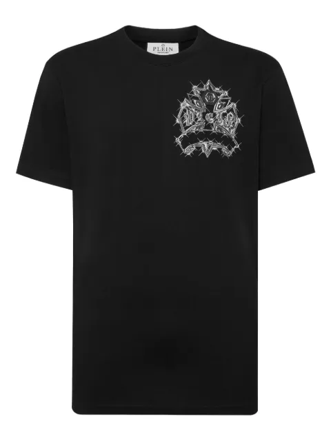 Philipp Plein playera con motivo Crest Skull