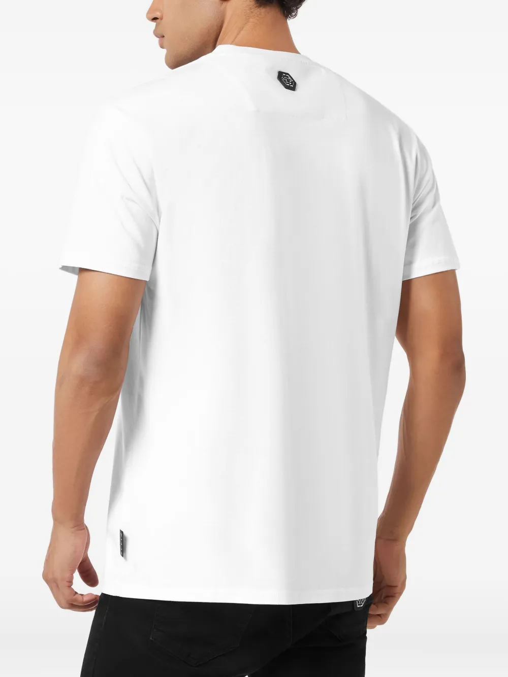 Philipp Plein Crystal Mini Eagle T-shirt Wit