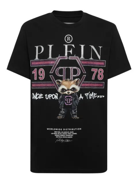 Philipp Plein playera con estampado gráfico